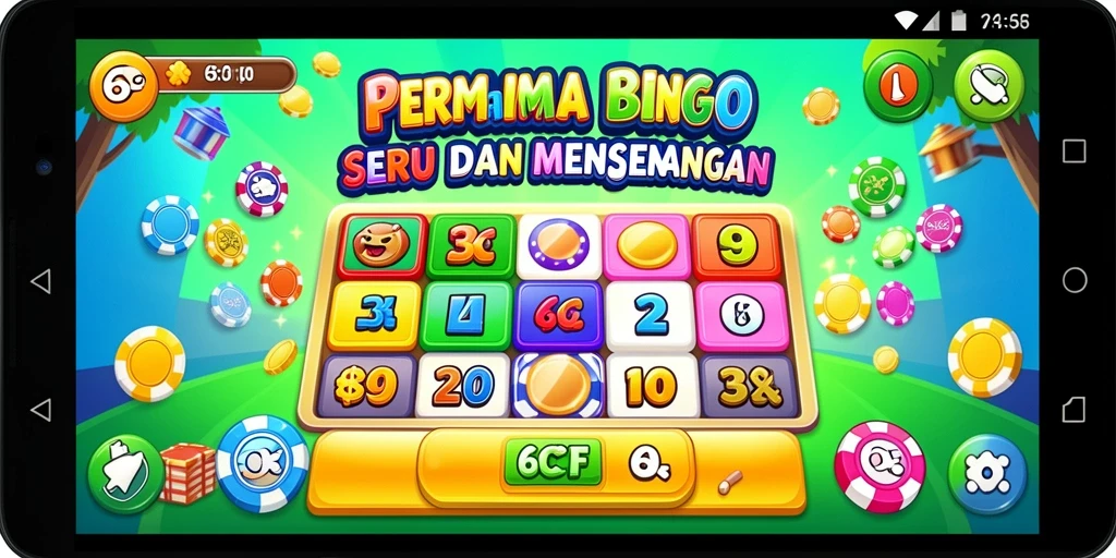 Screenshot gameplay 6CF menampilkan keseruan bermain Bingo.