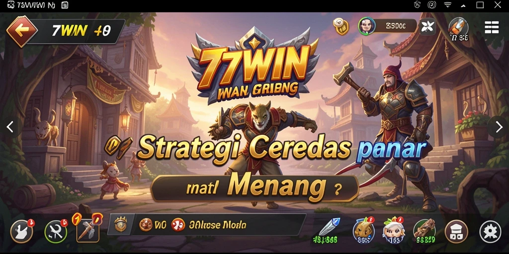 Tampilan gameplay <strong>77WIN</strong> yang menegangkan dan dinamis.
