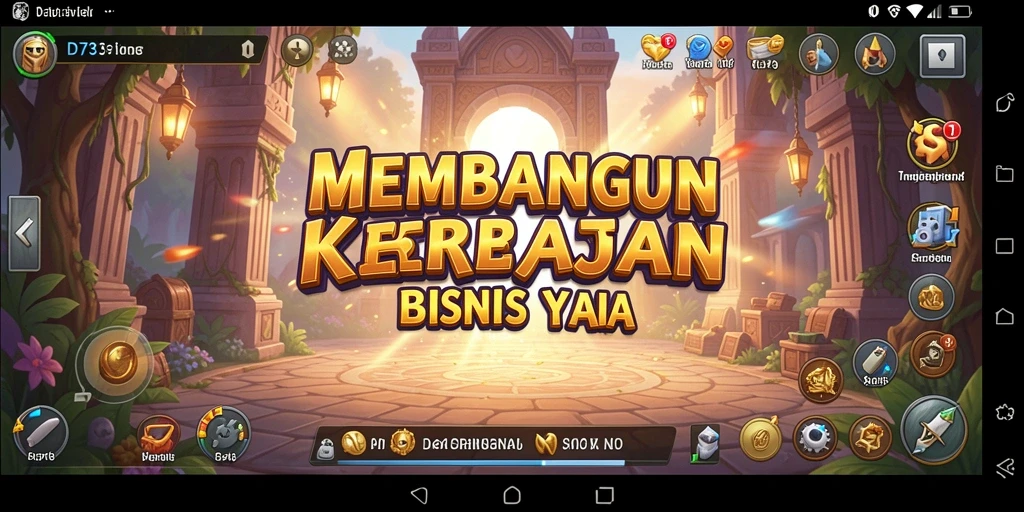 Screenshot D73 menampilkan pengalaman gameplay Tycoon yang seru.