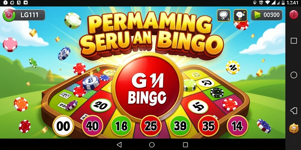 Tampilan gameplay menarik pada aplikasi Bingo.