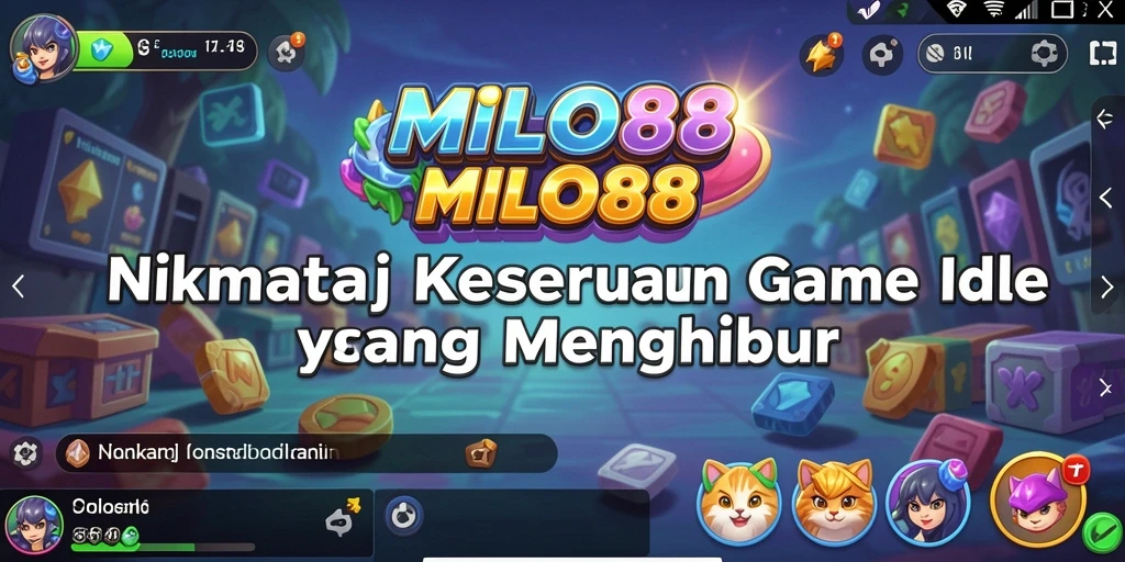 Tampilan gameplay menarik dari MILO88 yang penuh dengan aksi Idle.