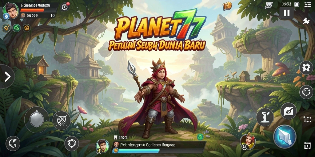 Screenshot PLANET77 menunjukkan aksi seru dalam menjelajahi dunia petualangan.