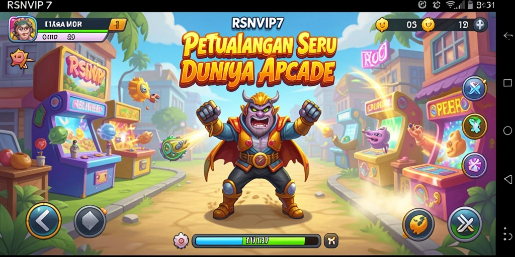 Tampilan gameplay mengasyikkan dengan berbagai level menantang.