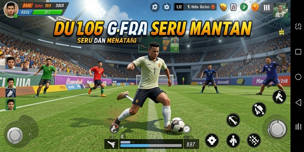 Tampilan gameplay seru dalam olahraga di SD107.