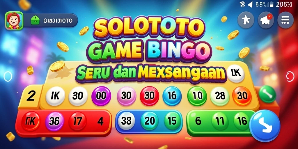 Screenshot SOLOTOTO menampilkan gameplay Bingo yang seru dan interaktif.